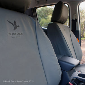 Black Duck Seat Covers To Suit Toyota Prado 150 Series GX, GXL, VX and Kakadu (09-Current)