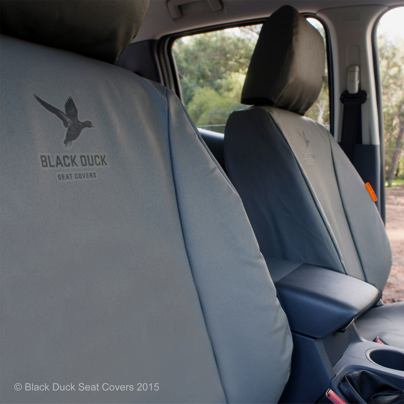 Black Duck Seat Covers To Suit LDV T60 Dual Cab Ute (17Current
