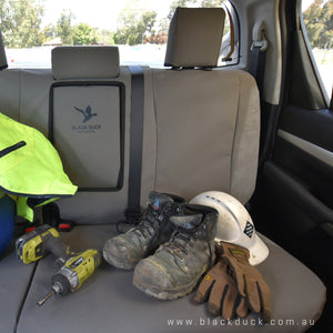 Black Duck Seat Covers Nissan Patrol GU Y61 DX Wagon - 12-Current