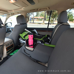 Black Duck Seat Covers To Suit Toyota Kluger GSU50R, GSU55R GX, GXL, and Grande (14-Current)