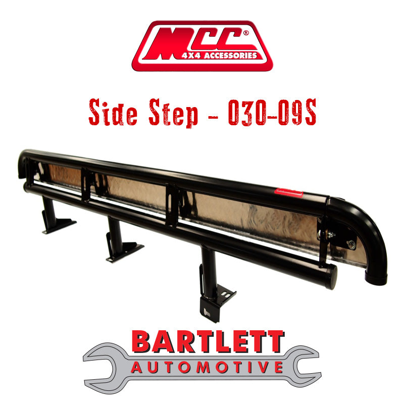 Nissan Navara D22 98-15 - MCC 4x4 Side Steps & Side Rails – Bartlett Auto
