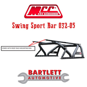 Nissan Navara D40 11-15 (Smooth Bumper) - MCC 4x4 Sport Bar