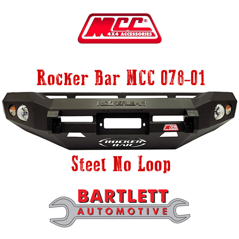 Holden Rodeo (RA) 03-07 - MCC 4x4 Rocker Bar Bullbar – Bartlett Auto