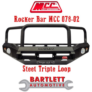 Nissan Pathfinder R51 05-10 (Groove Bumper) - MCC 4x4 Rocker Bar Bullbar